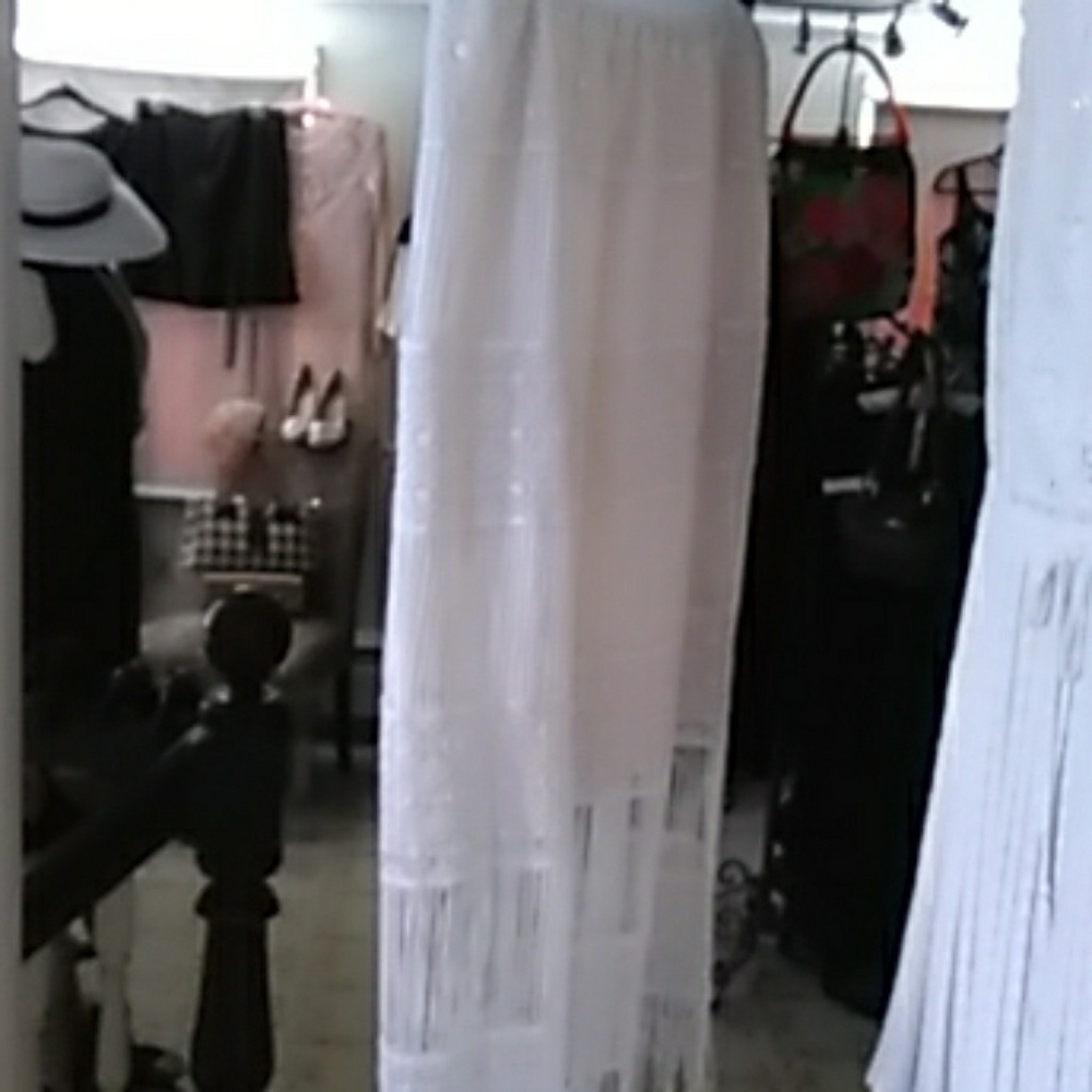 Fringed Bohemian skirt